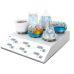 4/6 Channel LCD Digital Hotplate Magnetic Stirrer/MS-H280-S4// DLAB USA